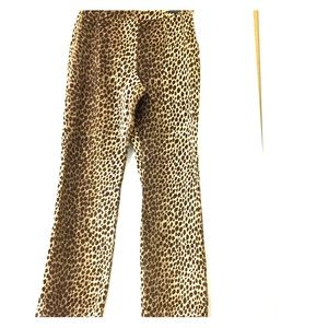 D&G Leopard Print Pants 42